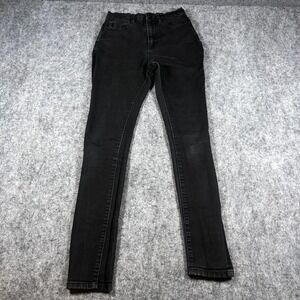 BDG Jeans Womens 24W 29L Black Super High Rise Twig Ankle Skinny Stretch‎ Denim
